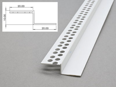 Z-shaped perforated ceiling corner bead (double-hole) moulding strips