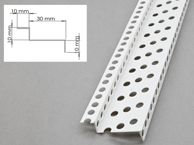 W-shaped four-sided perforated corner bead moulding strips